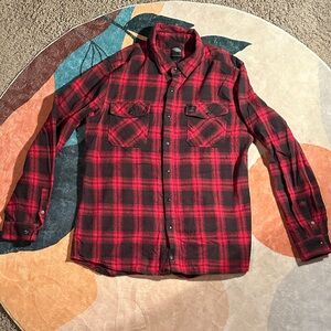 MEN’s Harley-Davidson Red and Black Checkered Men's Shirt